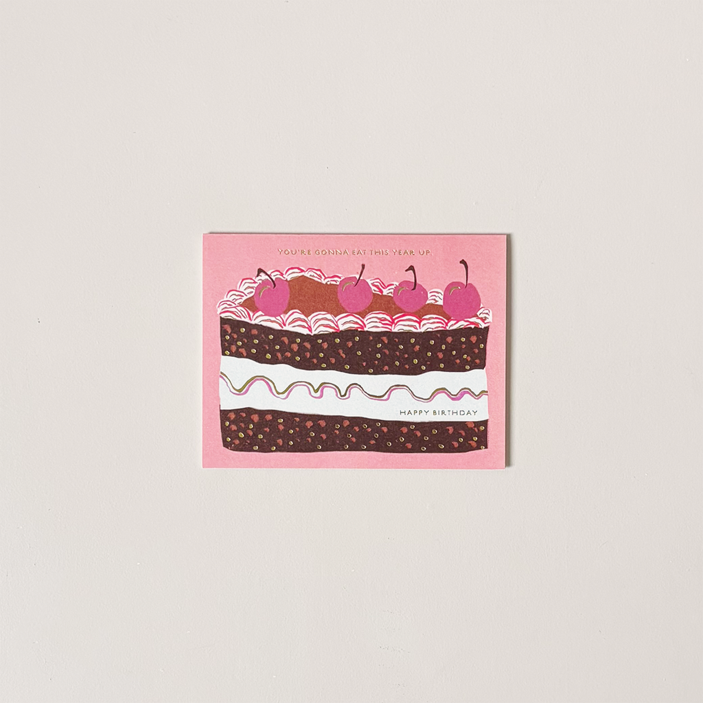 Slice of Cake Note Card