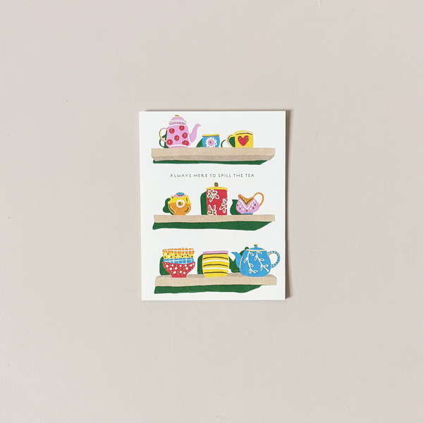 Spill The Tea Note Card