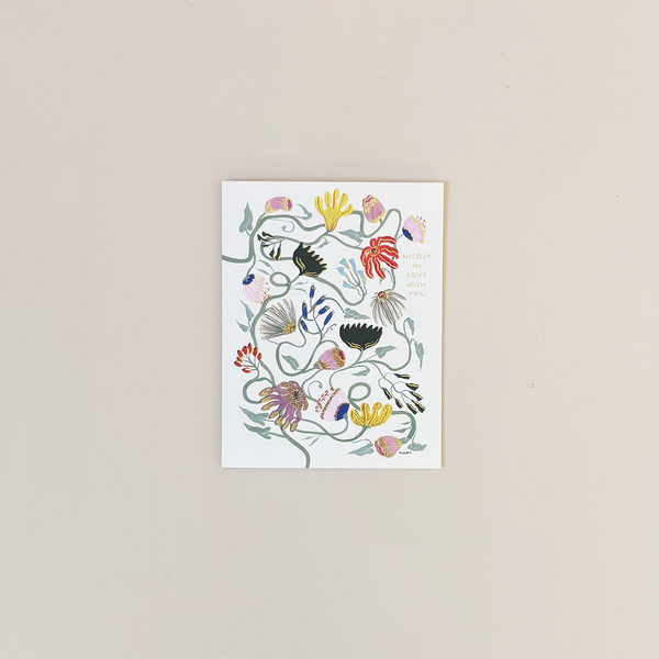 Wildly In Love Note Card