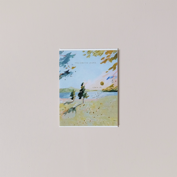 You Are So Loved Sunset Note Card