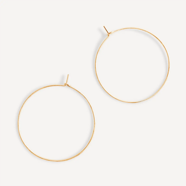 Essential Hoop Earrings 1.5"