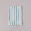 Belmont Stripe Linen Tea Towel Leaf