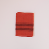 Picnic Stripe Linen Tea Towel Clay