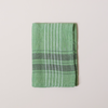 Picnic Stripe Linen Tea Towel Leaf