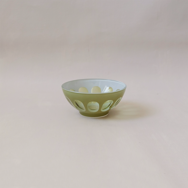 Rialto Glass Bowl Pale Sage
