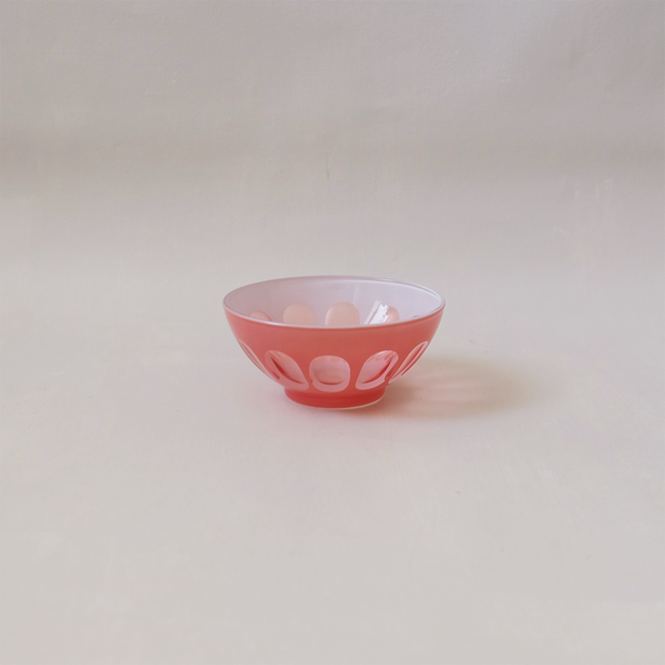 Rialto Glass Bowl Salmon