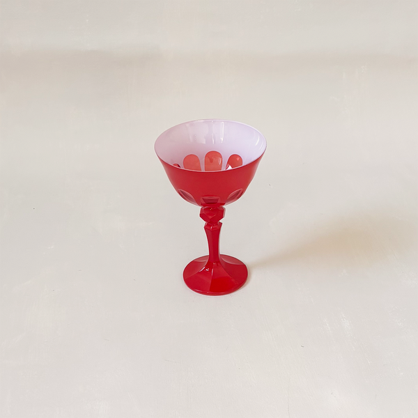 Rialto Glass Coupe Poppy