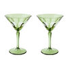Rialto Glass Martini Honeydew