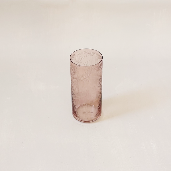 Scribe Glass Milano Highball Currant