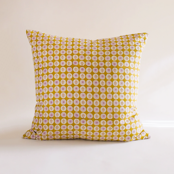 Gauri Olive Pillow Cover 18" x 18"