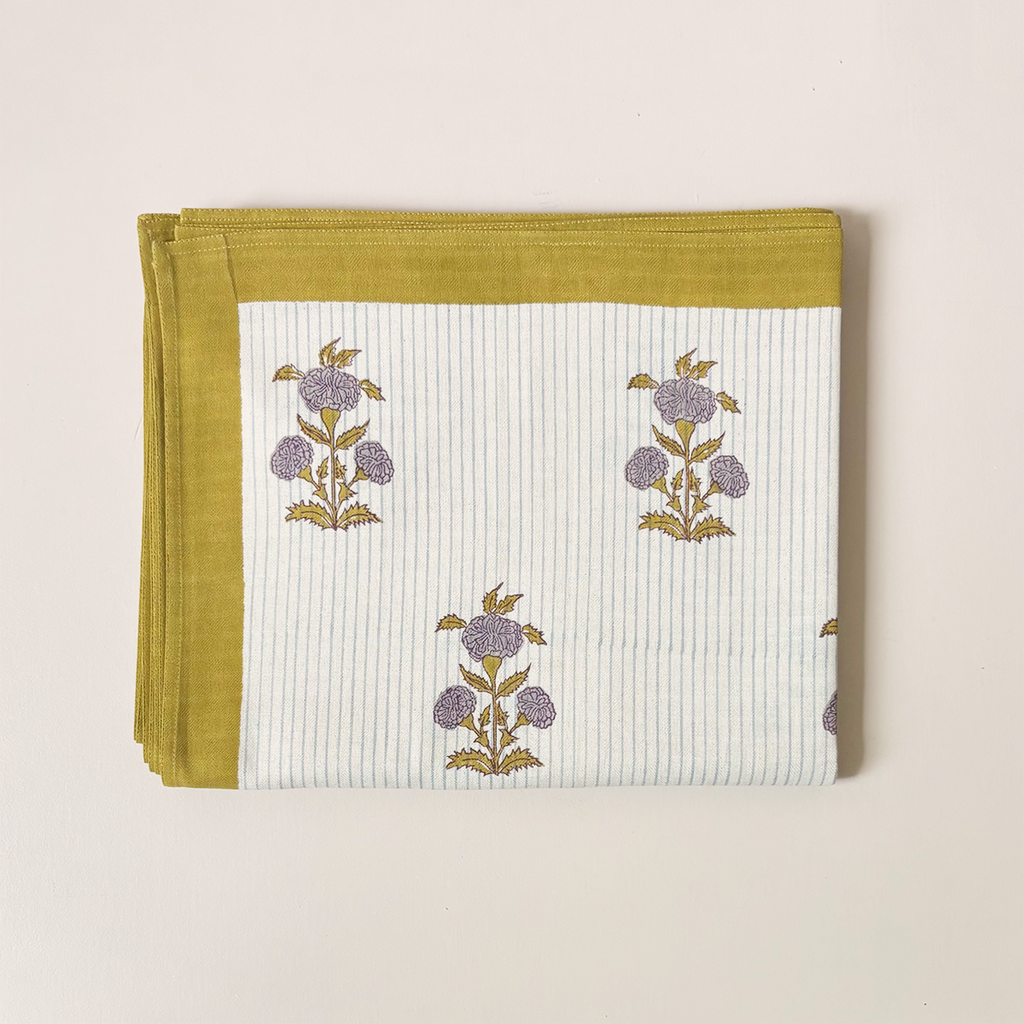 Sanvi English Lavender Tablecloth 60" x 110"