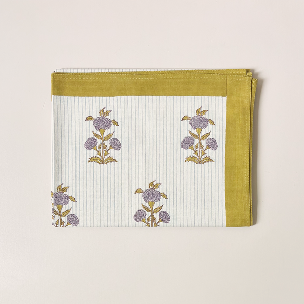 Sanvi English Lavender Tablecloth 60" x 60"