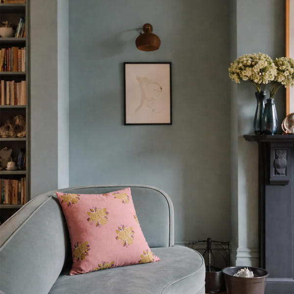 Sara Pink Grapefruit Pillow Cover 22" x 22"