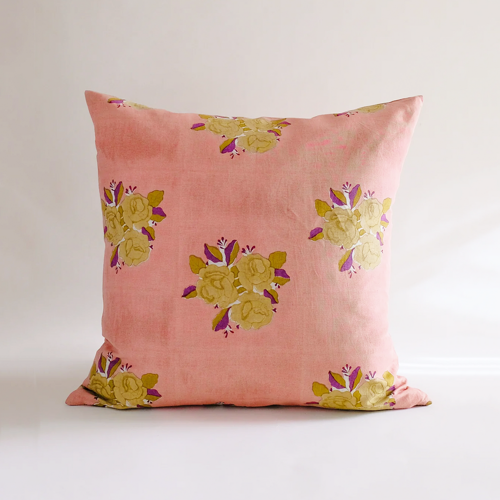 Sara Pink Grapefruit Pillow Cover 22" x 22"