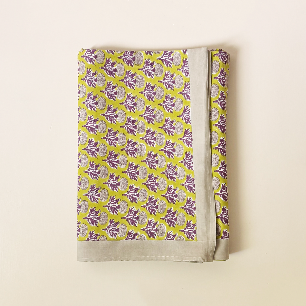 Sonya Plum Tablecloth 60" x 110"