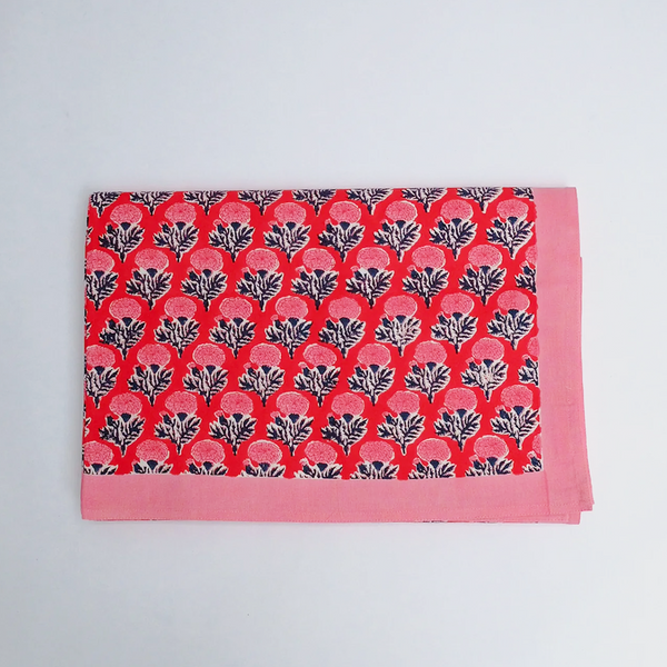 Sonya Red Tablecloth 60" x 110"