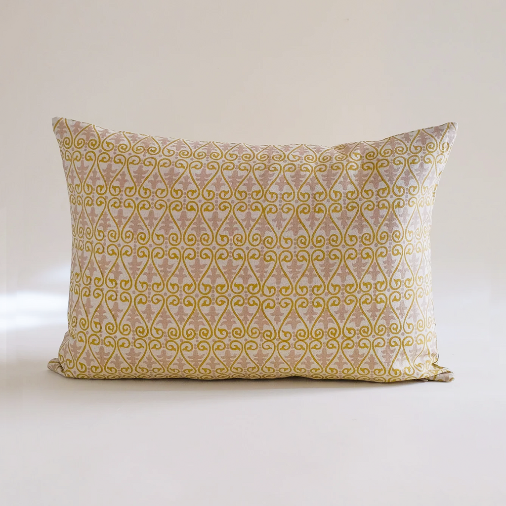 Vrinda Olive Pillow Cover 14" x 20"