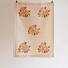 Waffle Weave Kitchen Towel Sara Pink Grapefruit