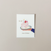 Happy Birthday Strawberry Cake Note Card