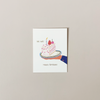 Happy Birthday Strawberry Cake Note Card