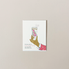 Raising a Glass Note Card