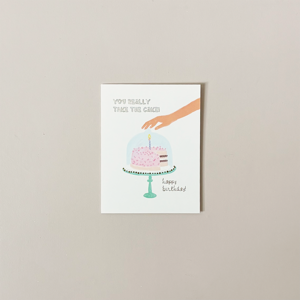 Take The Cake Note Card