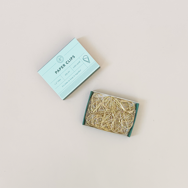 Keep It Together Paper Clips Green