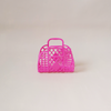 Mini Retro Basket Bag Berry Pink