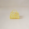 Mini Retro Basket Bag Yellow