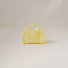 Mini Retro Basket Bag Yellow