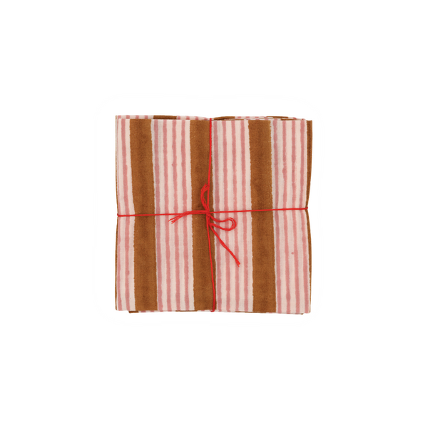 Alice Powder Napkin Set/4