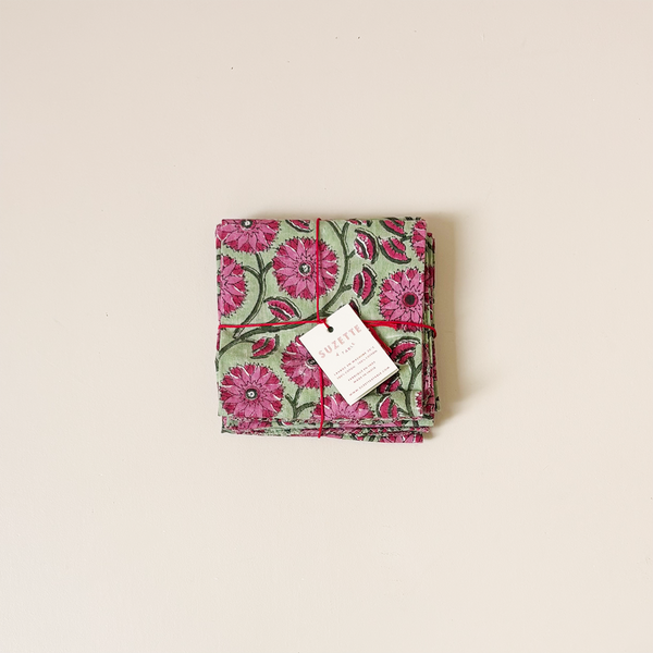 Clarkia Sangria Napkin Set/4