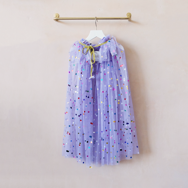 Lavender Confetti Cape