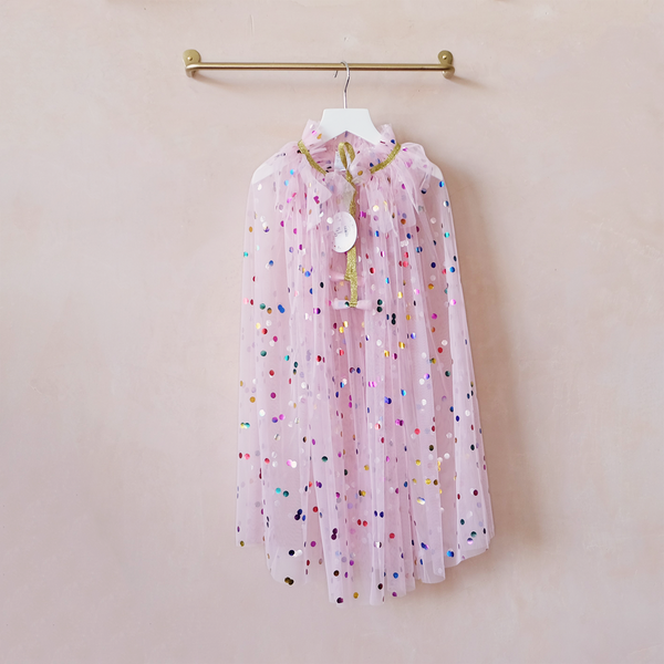 Pink Confetti Cape