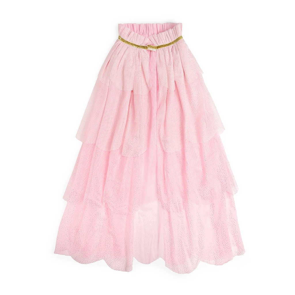 Pink Tiered Cape