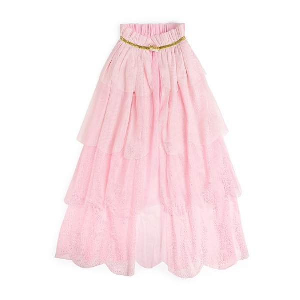 Pink Tiered Cape