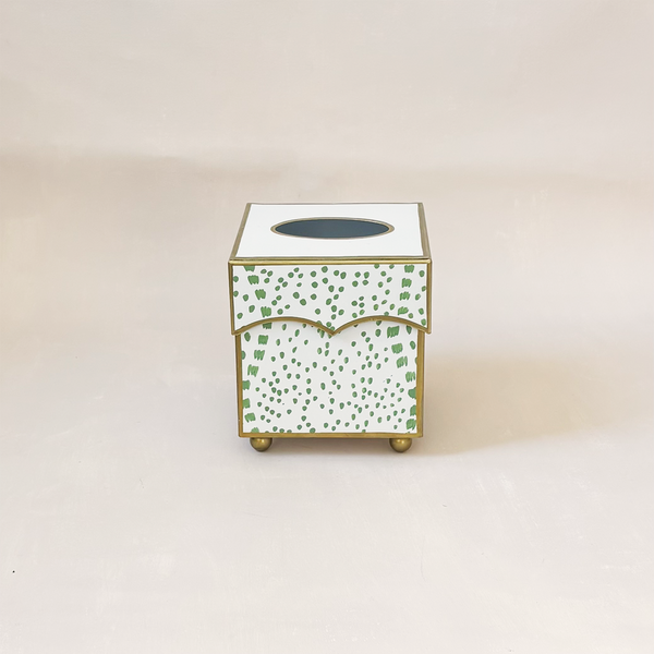 Green Dot Tissue Holder