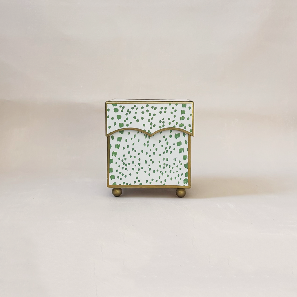 Green Dot Tissue Holder