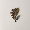 Autumn Oak Leaf Embroidered Pin