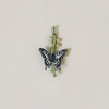 Common Swallowtail Butterfly Embroidered Pin