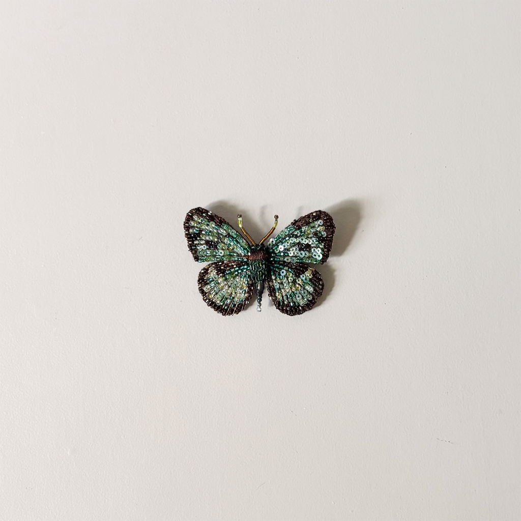 Four Spot Sailor Butterfly Embroidered Pin