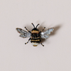 Humble Bee Embroidered Pin