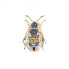 Lace Bug Embroidered Pin