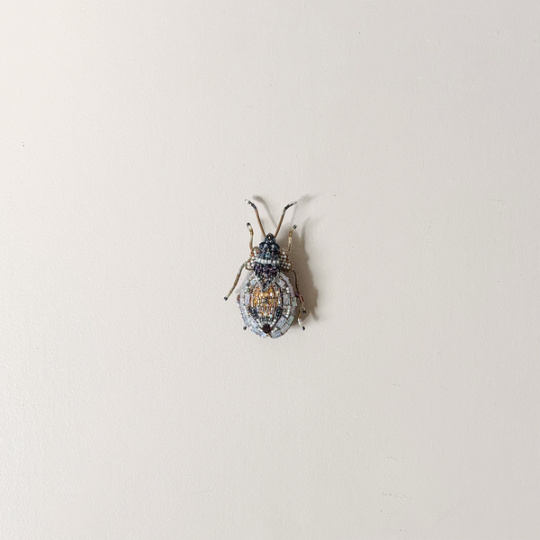 Lace Bug Embroidered Pin