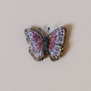 Morpho Godarti Butterfly Embroidered Pin