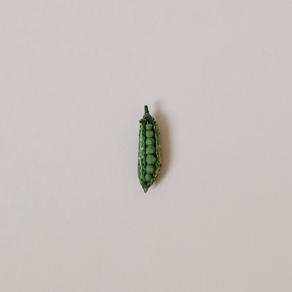 Peas Embroidered Pin