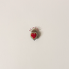 Queen of Hearts Embroidered Pin