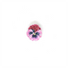 Rose Pansy Embroidered Pin