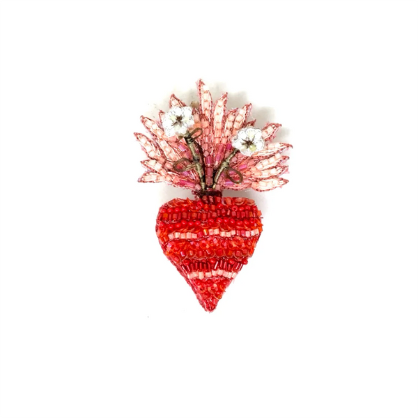 Sacred Bloom Embroidered Pin