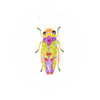 Sharpshooter Beetle Embroidered Pin